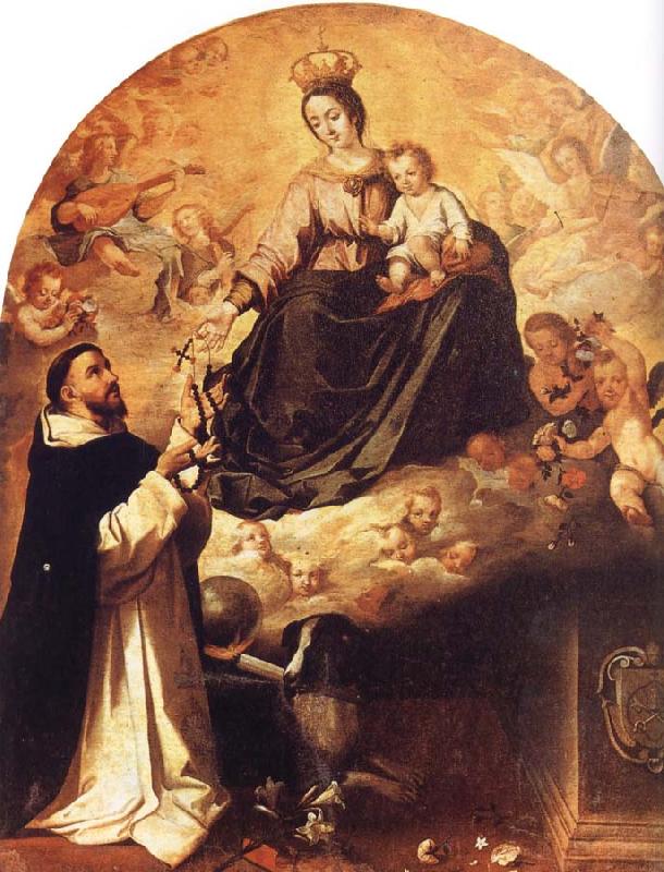 Bartolome Esteban Murillo Virgin Mary and the Santo Domingo oil painting image